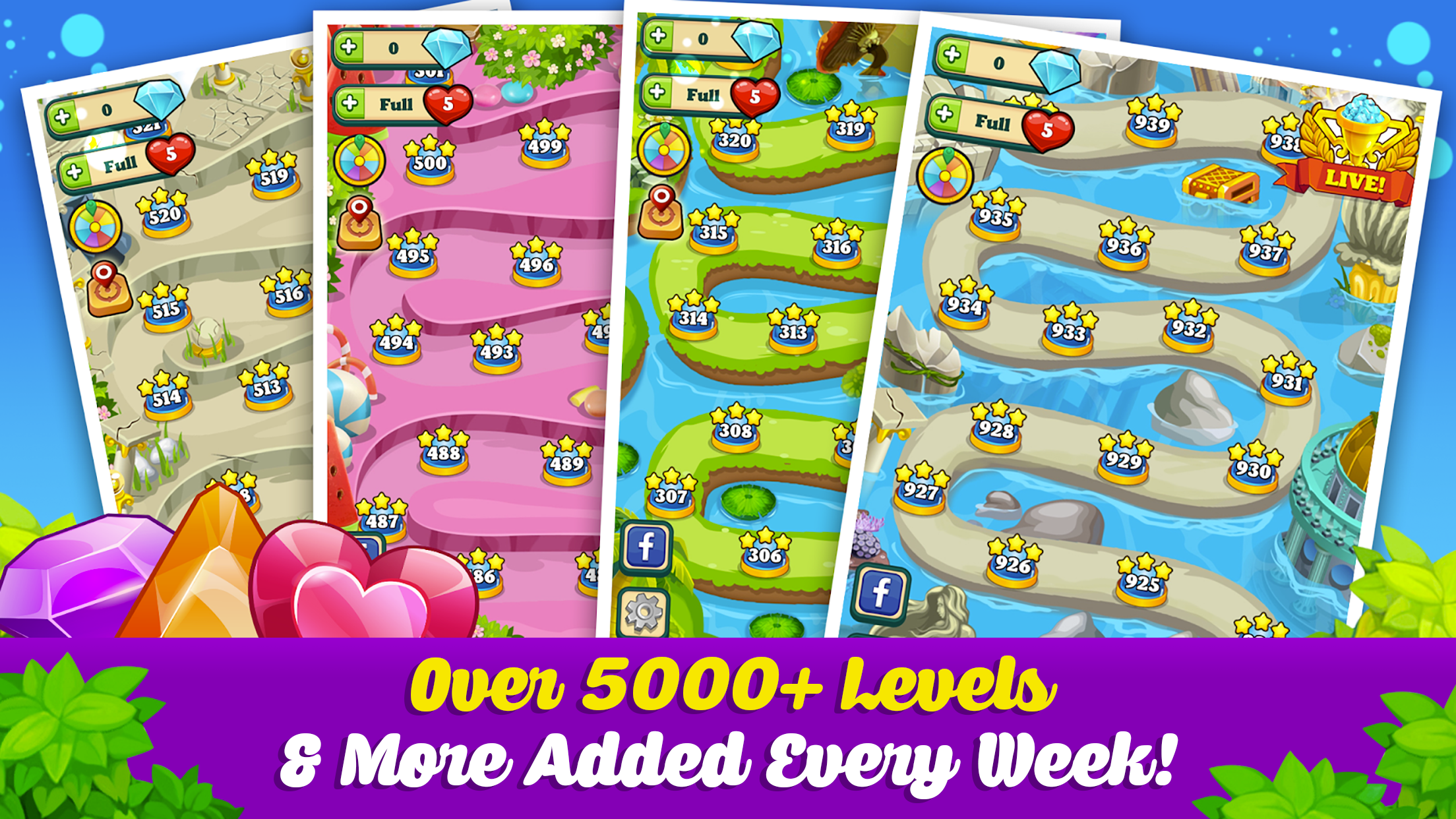 Screenshot 6 of Addictive Gem - Match 3 Games 5.6.1