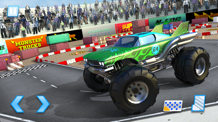 Monster Truck - Car Parking 3D 遊戲截圖