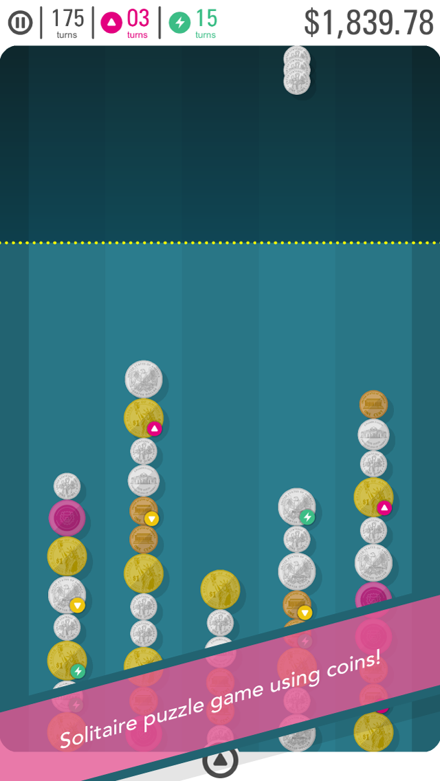 Coin Line - Merge Coin Puzzle Game Screenshot