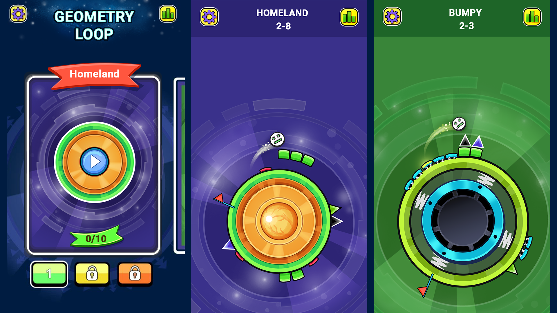 Geometry Loop Game Screenshot