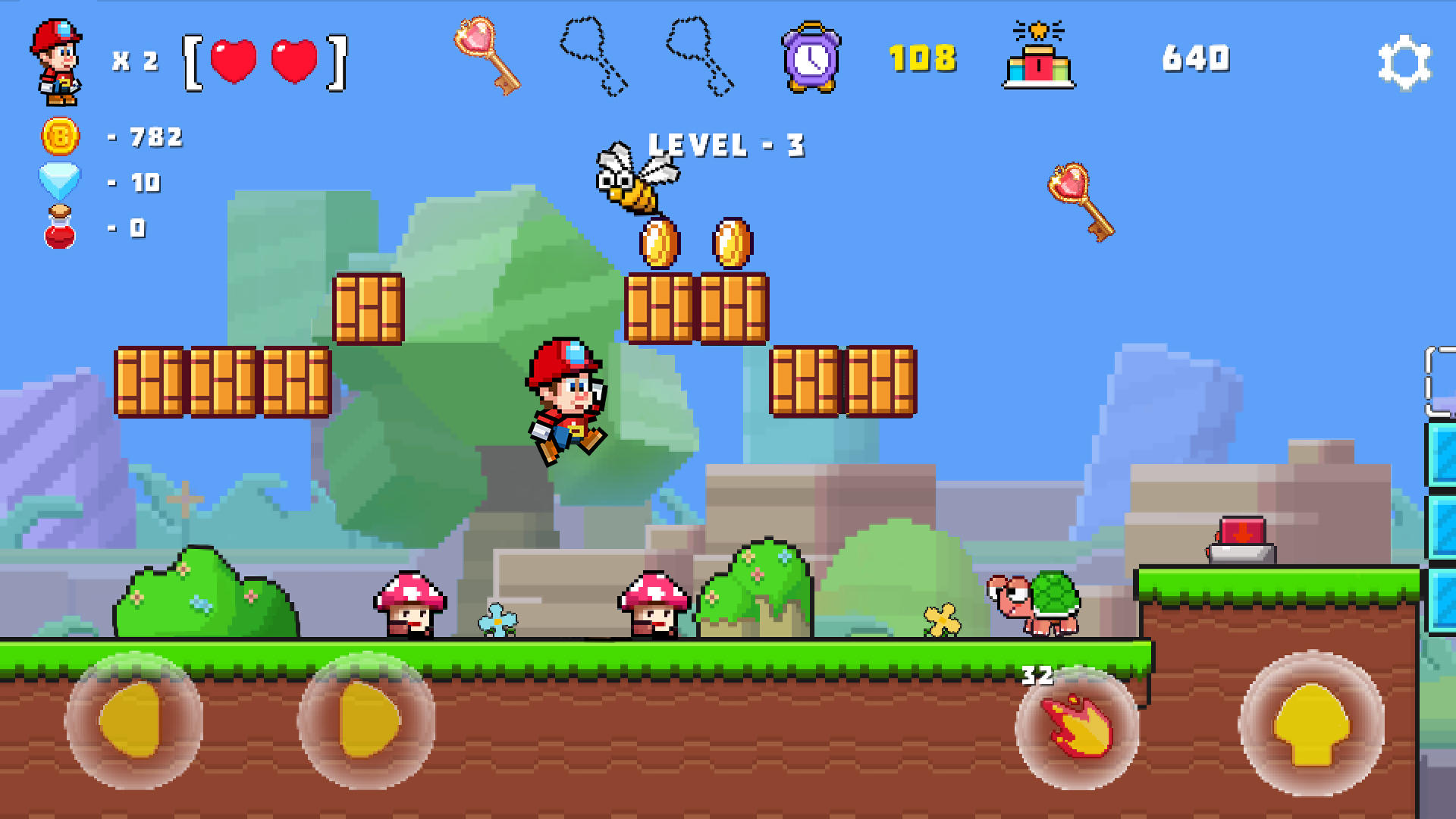 Screenshot of Super Jump Bros 1985 : Classic