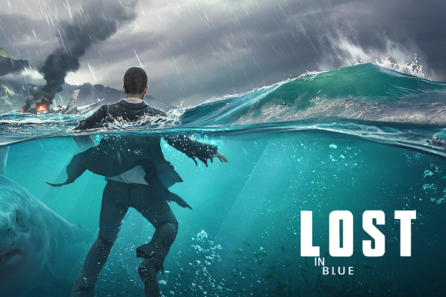 Screenshot of the video of LOST in BLUE