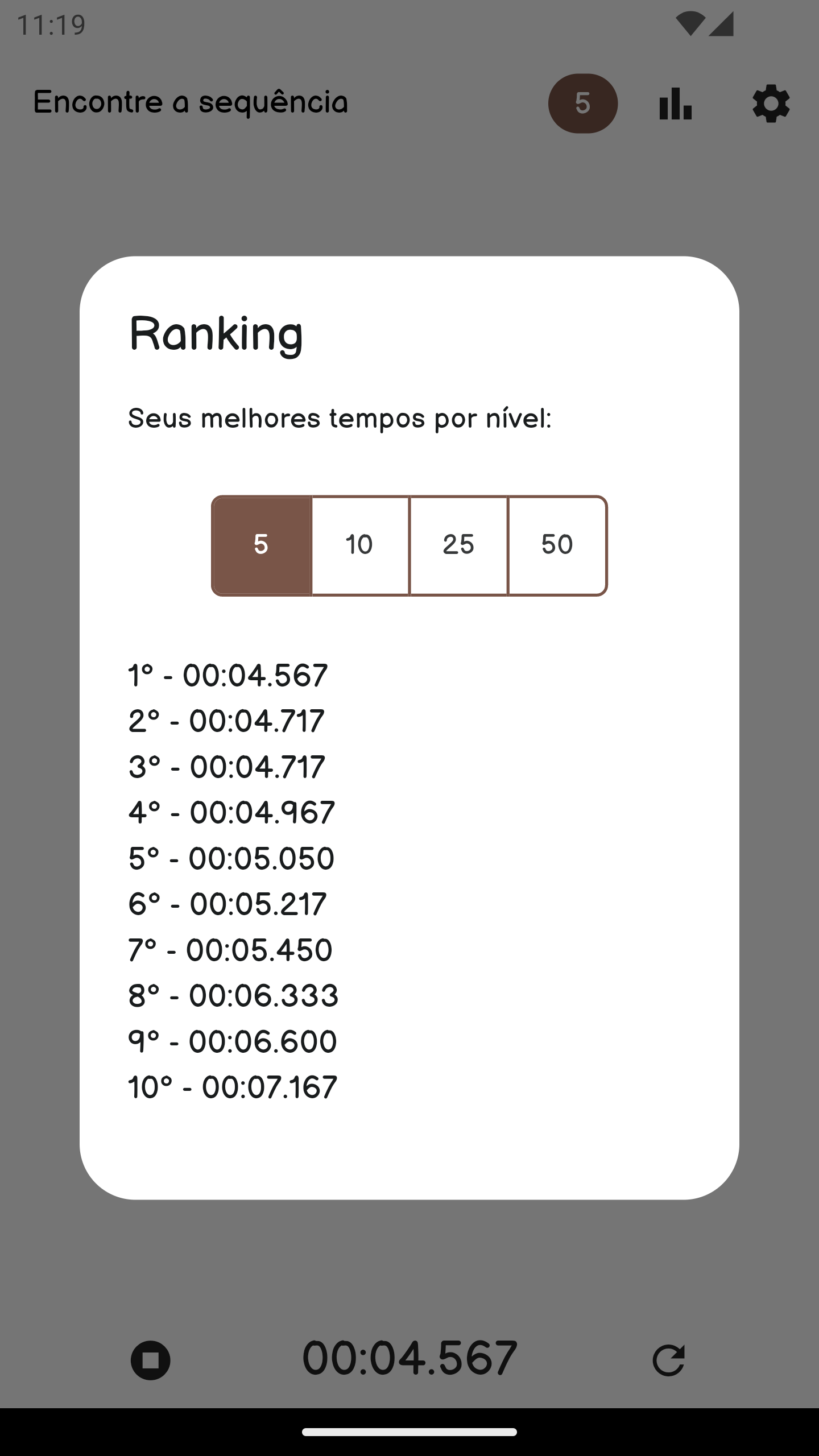 Numeroz - Encontre a sequência ゲームのスクリーンショット