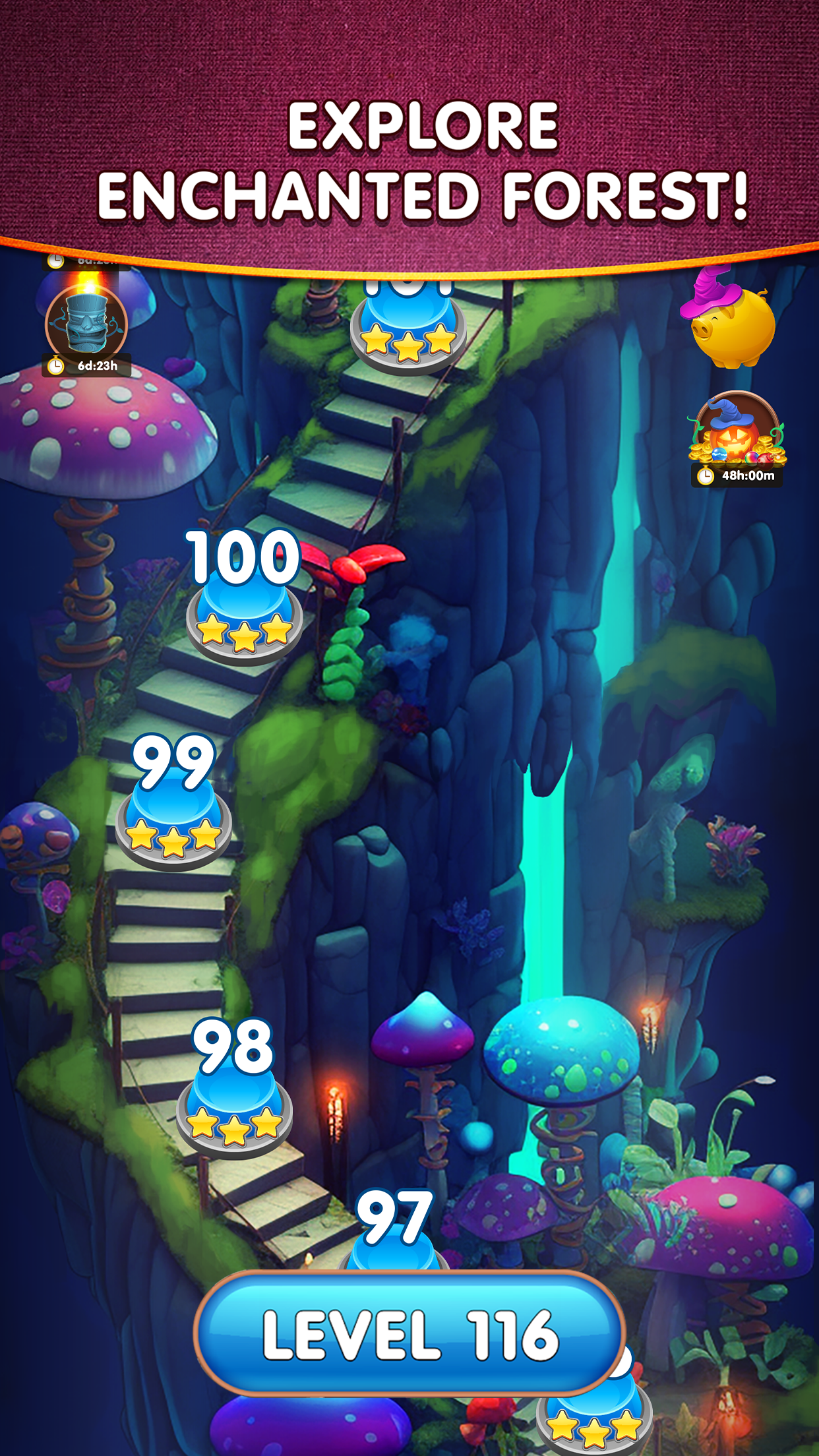 Woodland Bubble Pop Game Screenshot