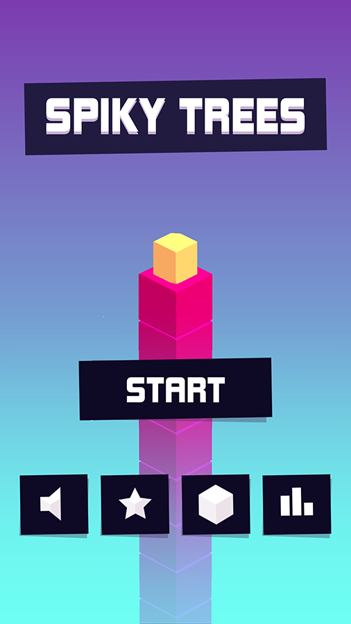 Spiky Trees ゲームのスクリーンショット