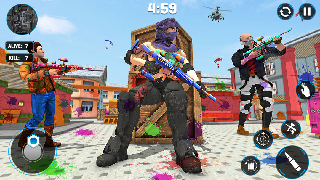 Screenshot of Paintball Gun Shooting Game 3D