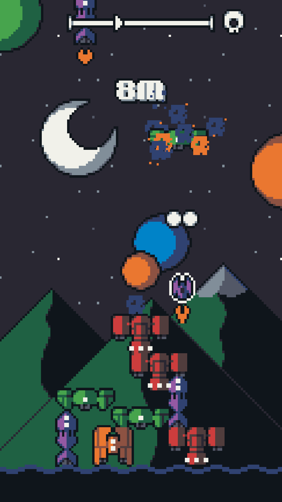 Galaxy Stack Game Screenshot