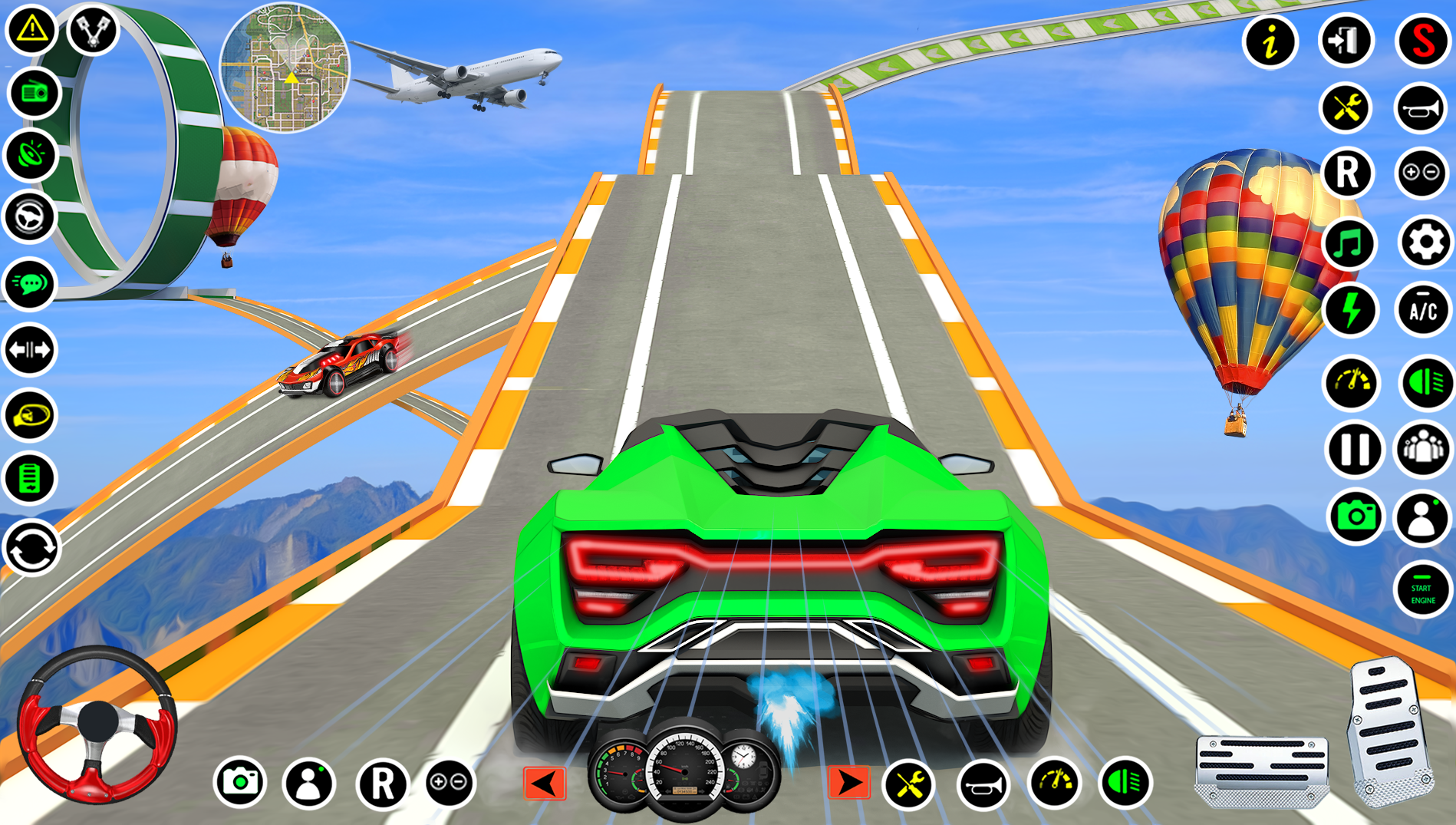 Cuplikan Layar Game Ramp Car Stunts GT & Car Games