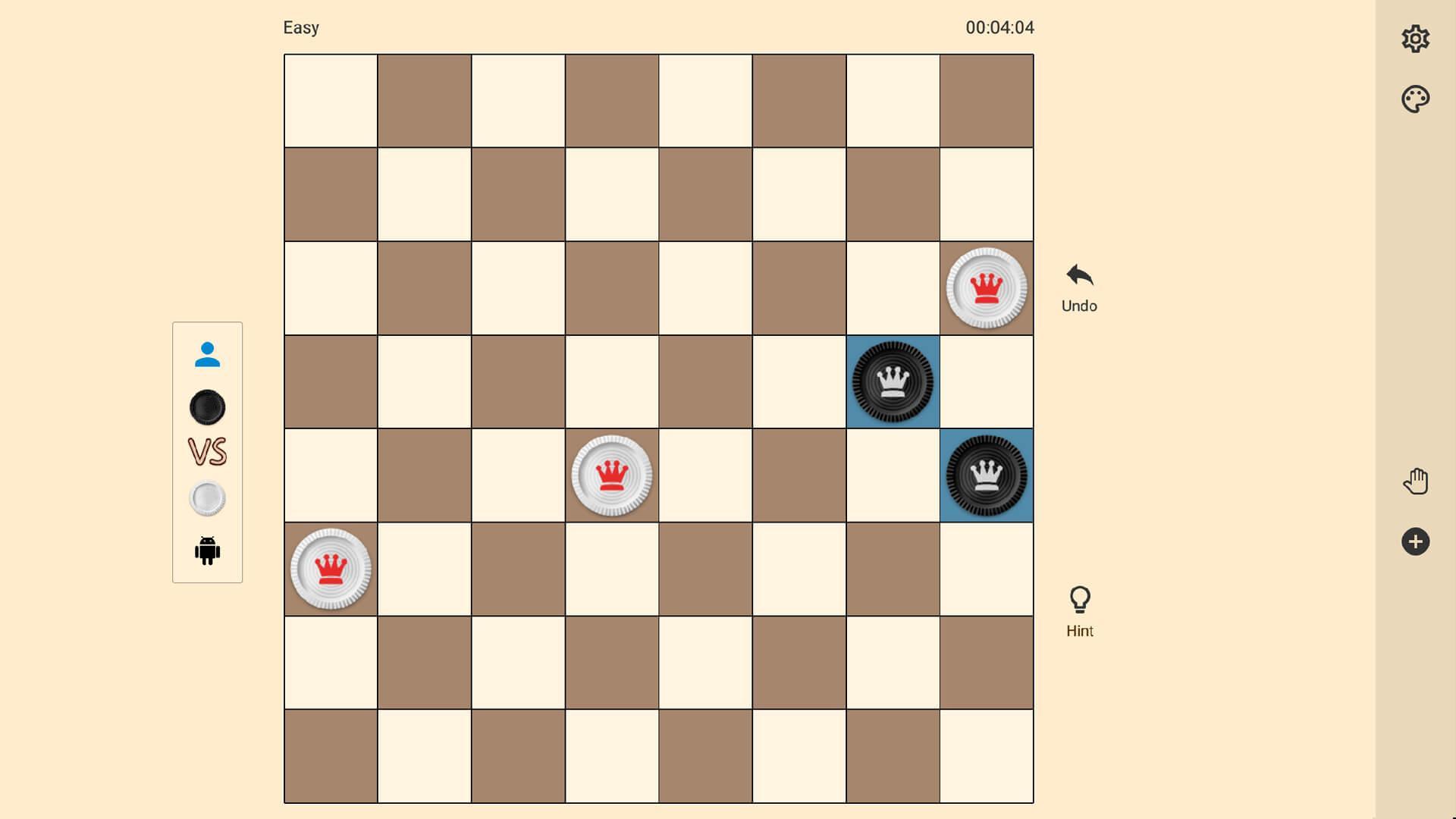 Checkers screenshot game