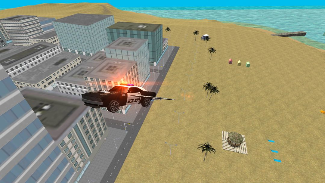 Flying Police Car: San Andreas 게임 스크린 샷