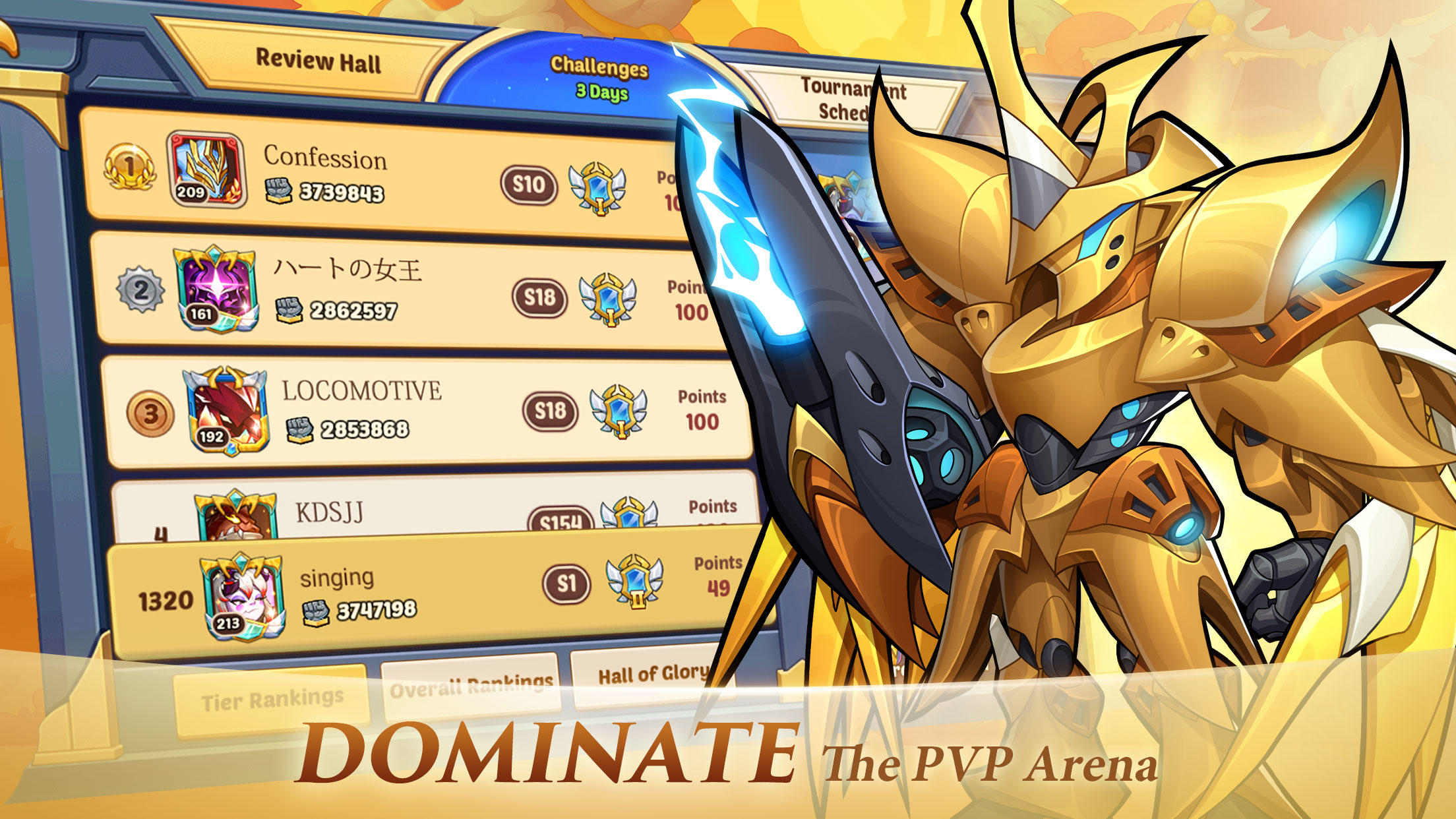 Idle Heroes Game Screenshot