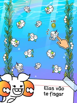 Captura de Tela do Jogo Mermaid Evolution: Merge Game