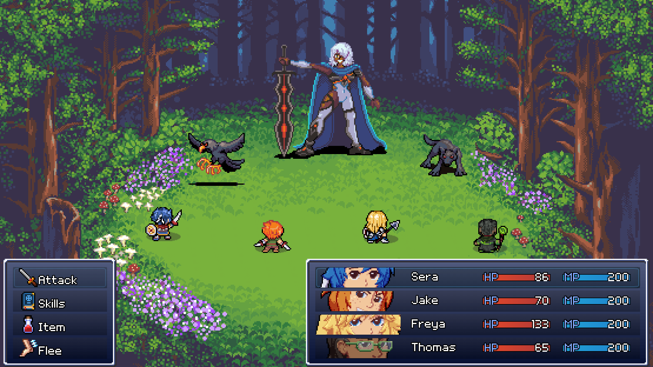RPG Absinthia Game Screenshot