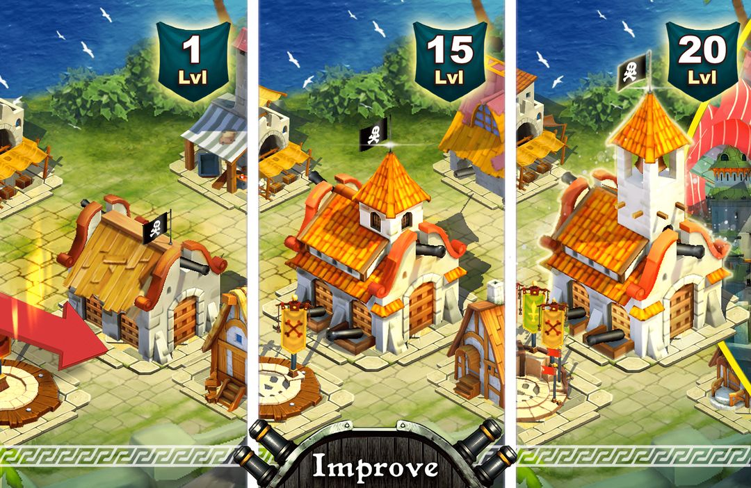 Pirate Sails: Tempest War screenshot game
