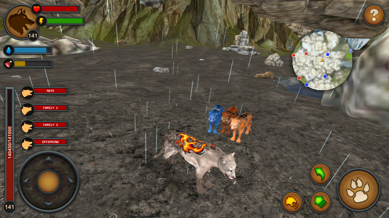 Cougars of the Forest Game Screenshot