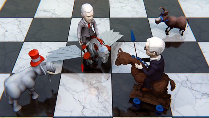 Screenshot of Political Chess 3D Pro
