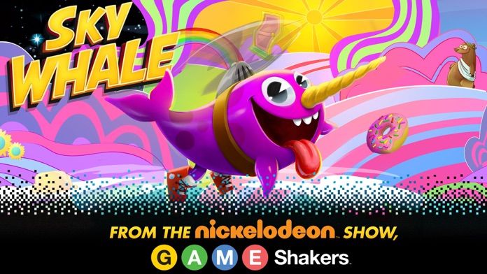 Sky Whale - a Game Shakers App Game Screenshot