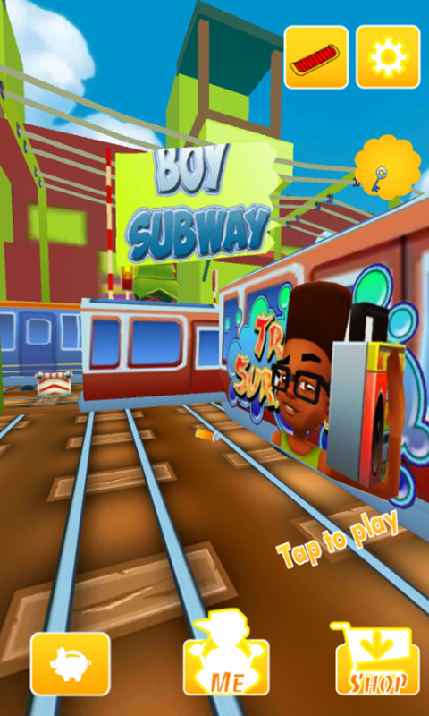 Boy - Subway Surf Run 3d Game Screenshot