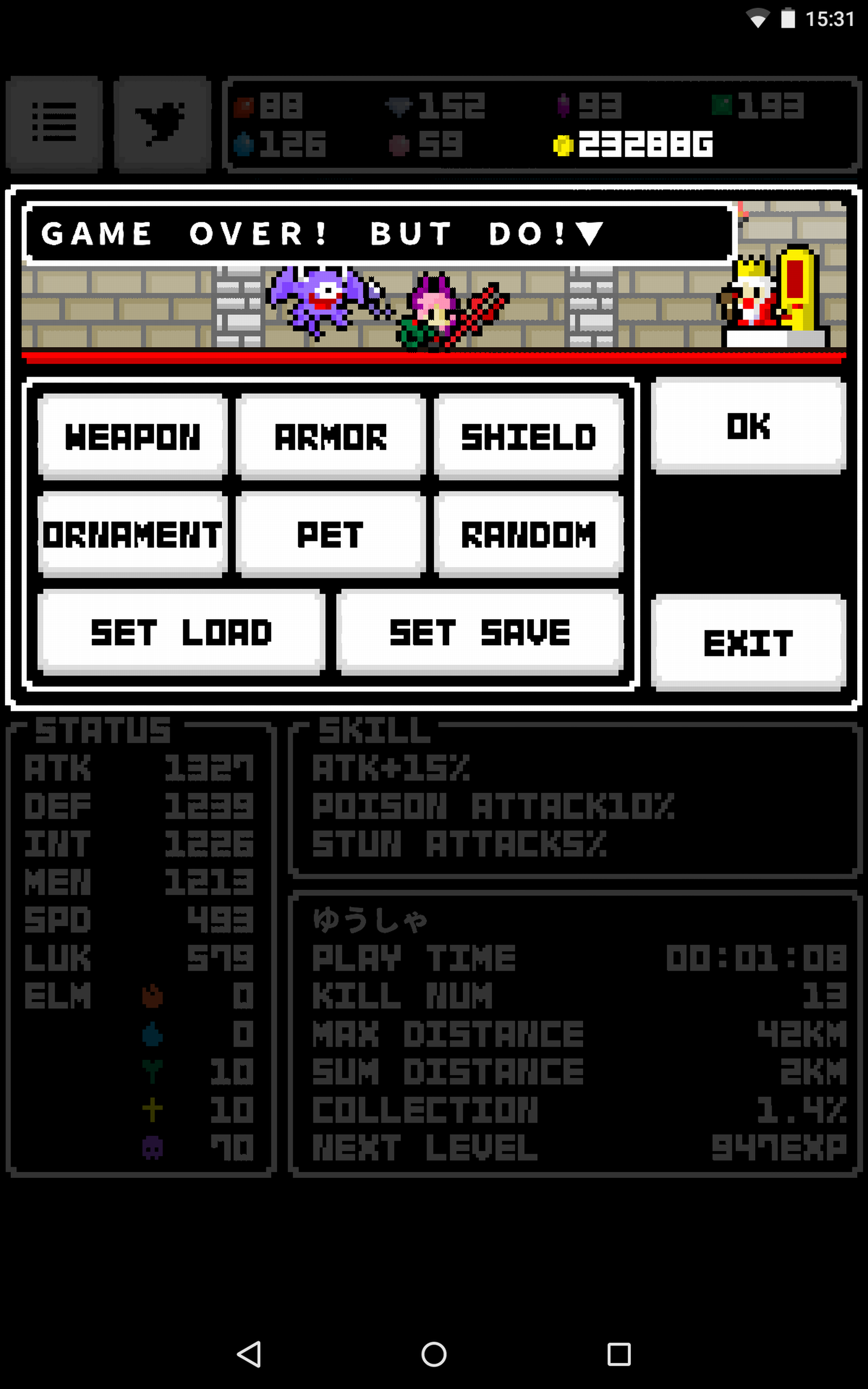 Captura de Tela do Jogo MinuteSlash