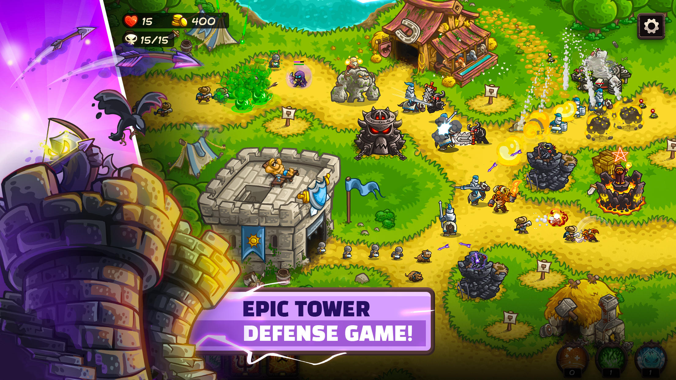 Kingdom Rush Vengeance TD Game Game Screenshot