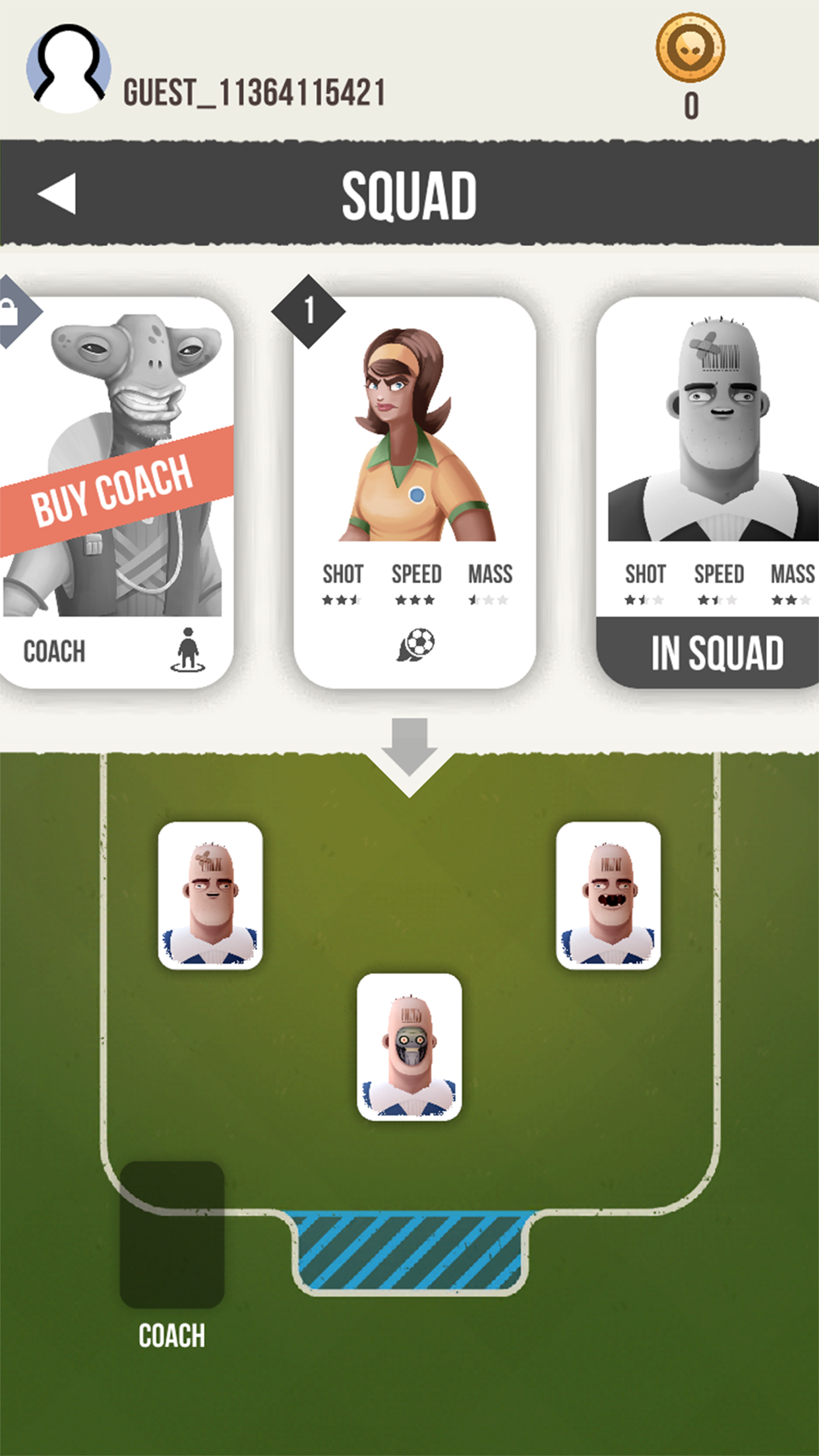 Pitch Invaders Game Screenshot