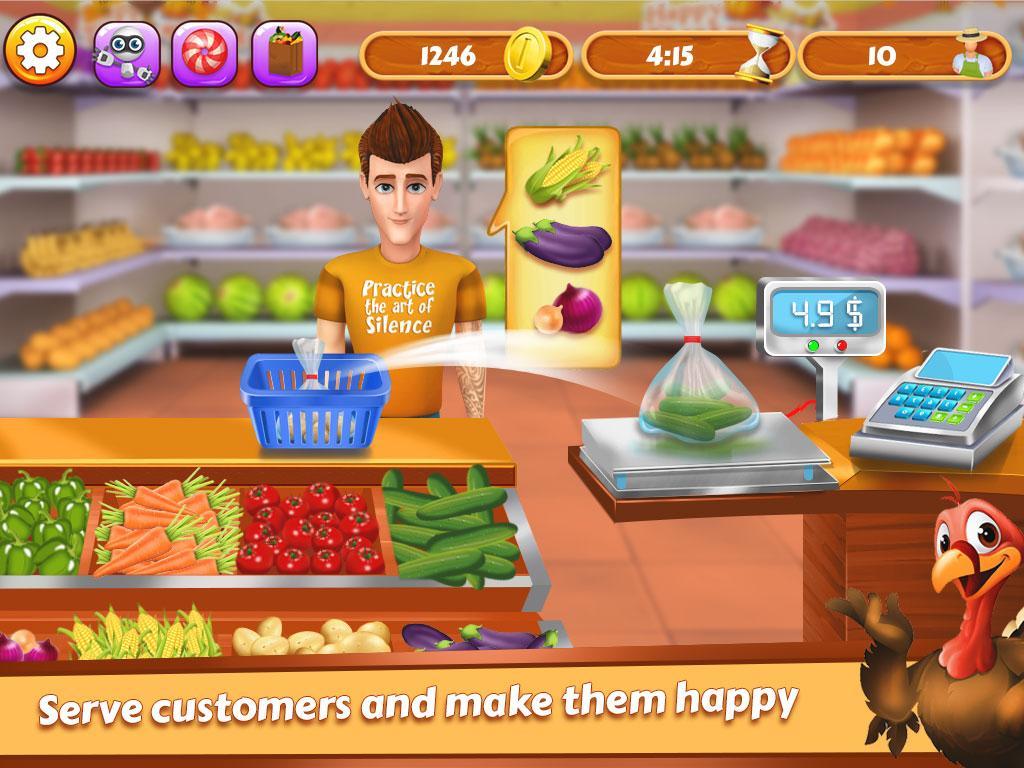 Thanksgiving Store Cashier & Manager Game Screenshot