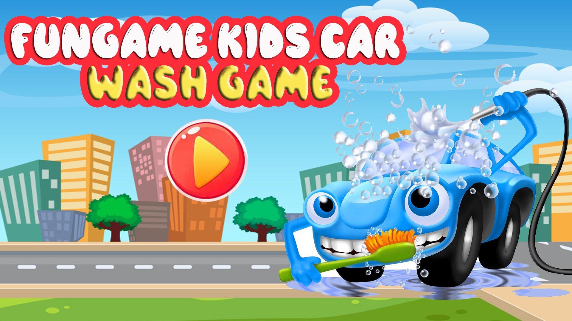 Fungame Kids Car Wash Game Game Screenshot