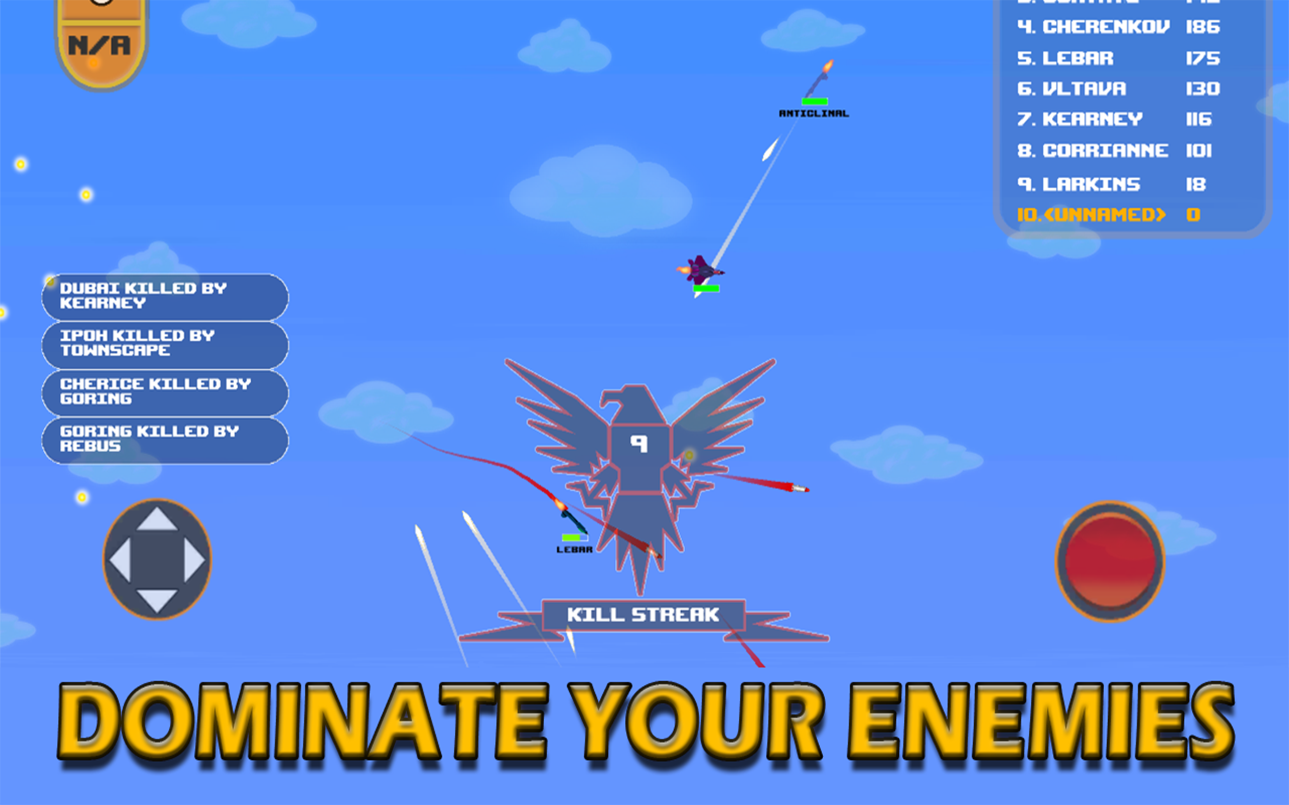 Screenshot of planes.io : free your wings