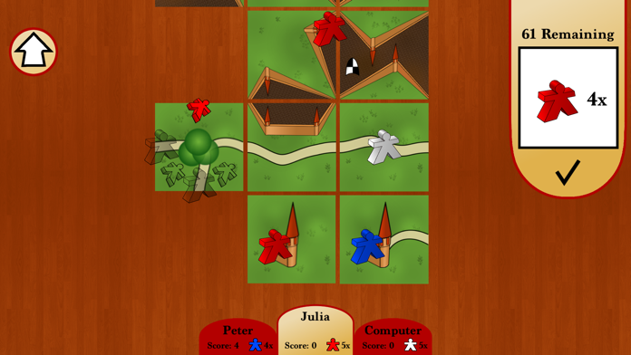 Castles board game Game Screenshot