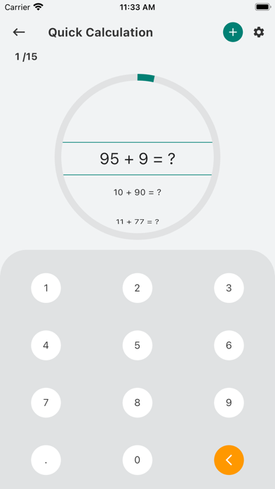 Screenshot of Math Fluent