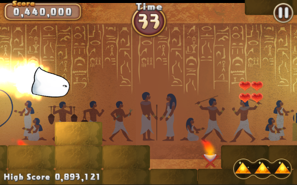 Flying Mr. Medjed Game Screenshot