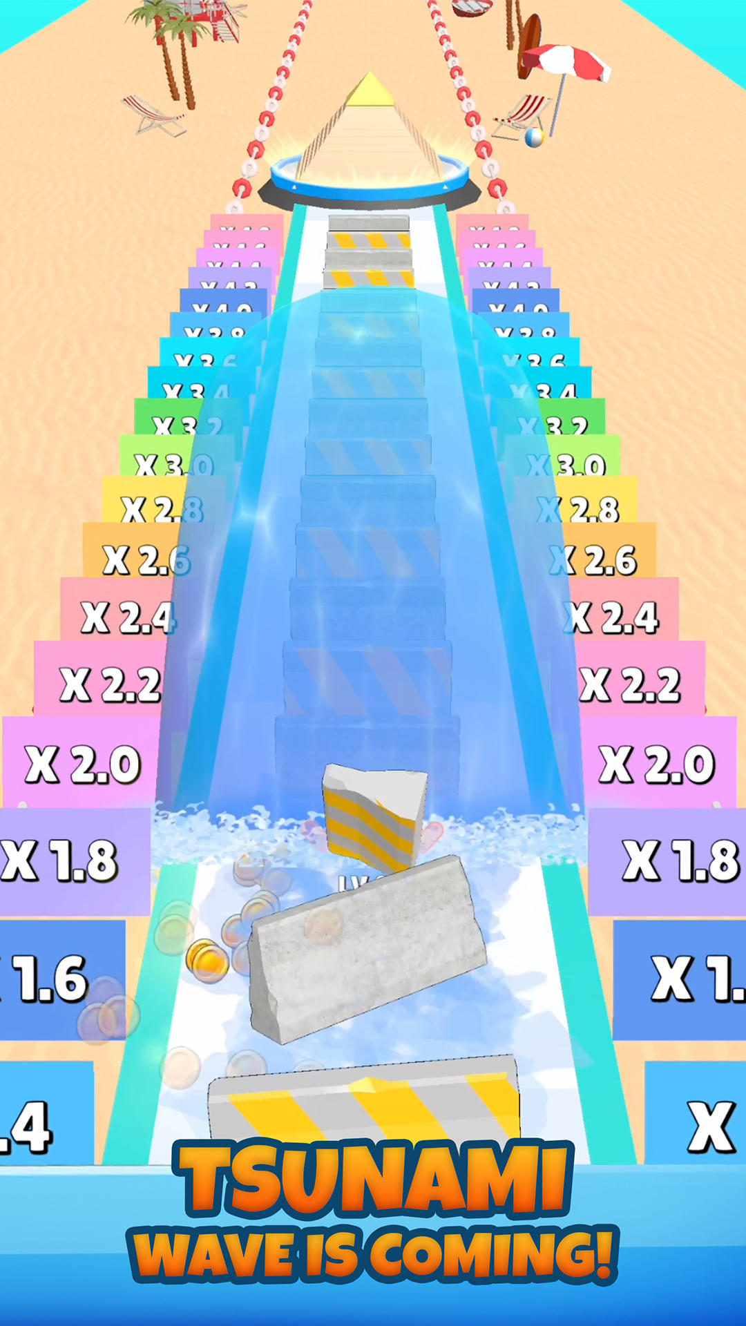 Tsunami Rush Game Screenshot