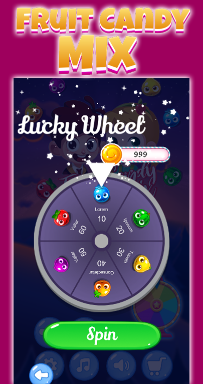 Fruit Candy Mix Game Screenshot