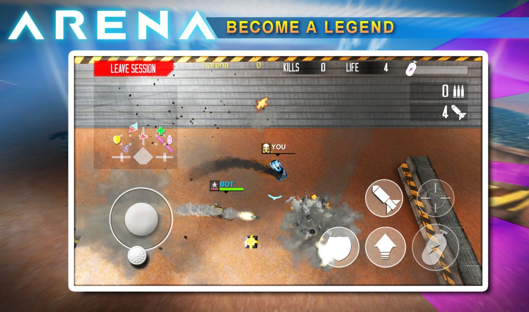 Arena.io Cars Guns Online MMO ภาพหน้าจอเกม