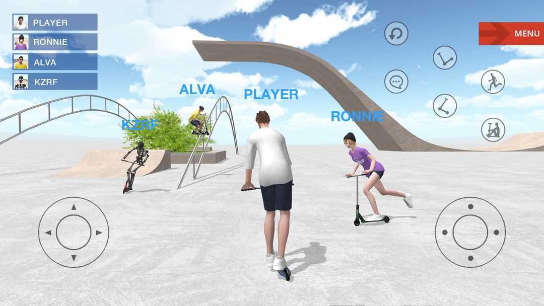 Screenshot of Scooter Space