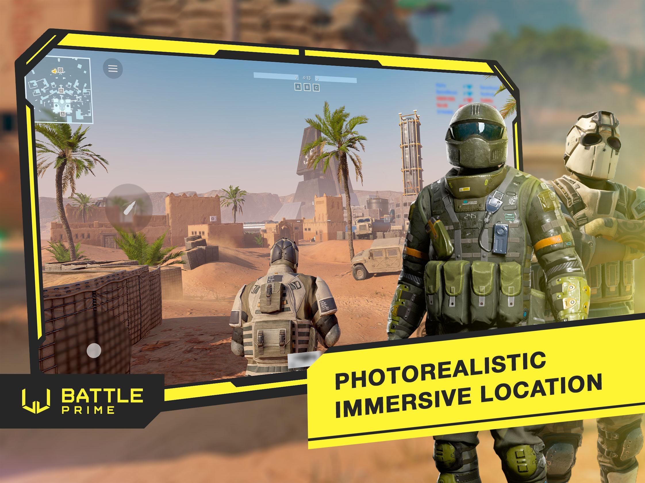 Screenshot of Battle Prime: FPS gun shooting