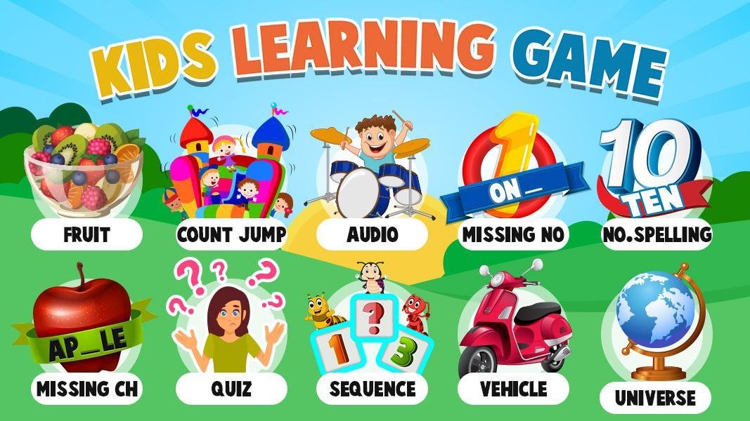 Kids Learning Games - Kids Educational All In One遊戲截圖