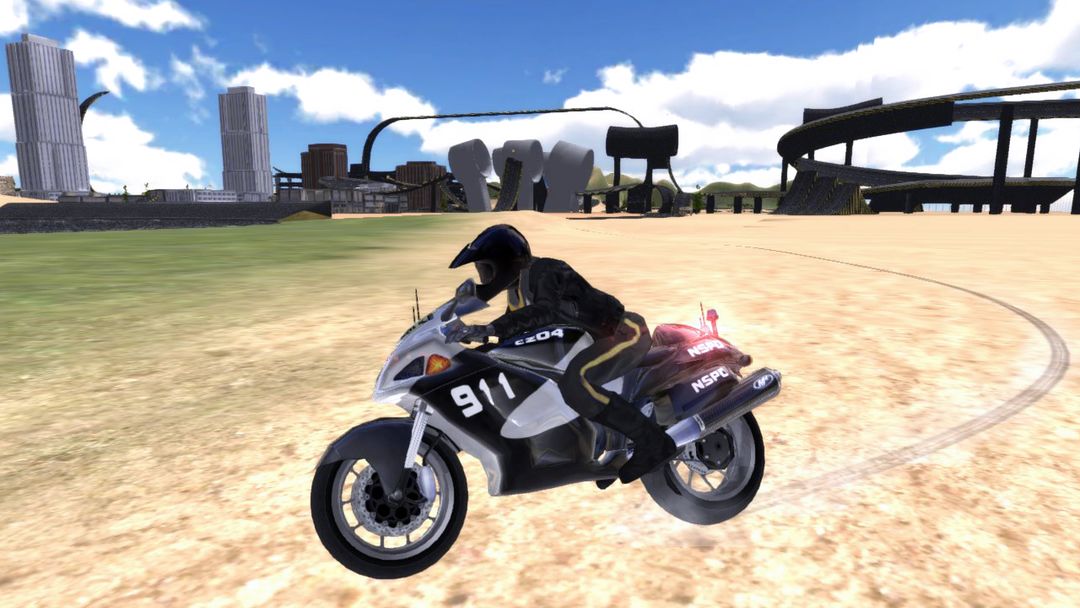 Police Bike Traffic Rider 게임 스크린 샷