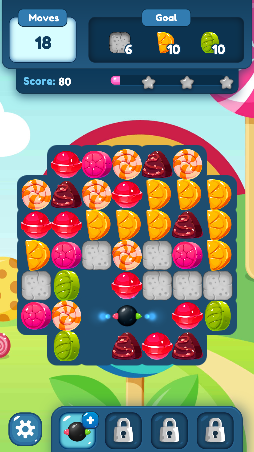 Screenshot of Hard Candy Puzzle Match 3