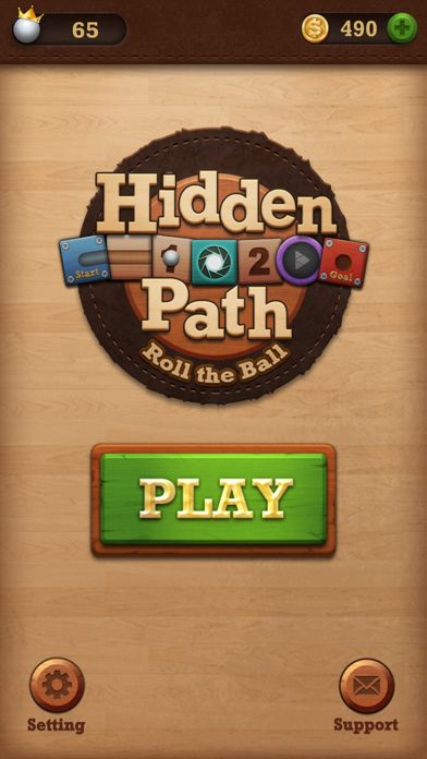 Roll the Ball: Hidden Path ภาพหน้าจอเกม