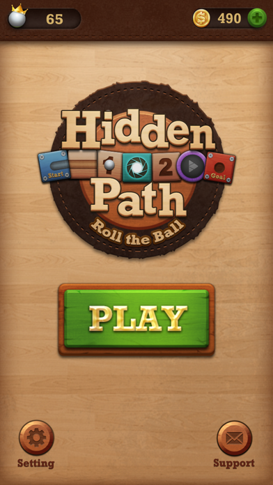 Roll the Ball: Hidden Path Game Screenshot