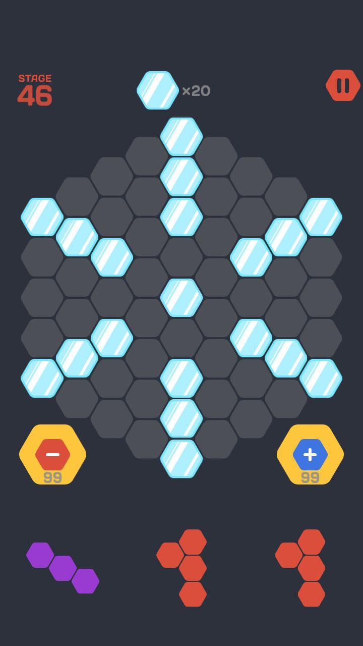 Hexa Block King Game Screenshot