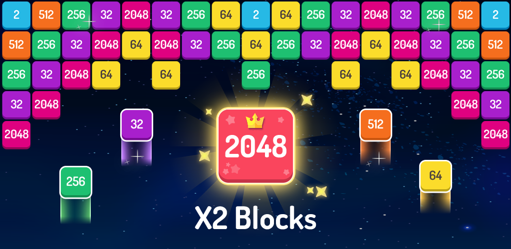 Banner of X2 Blocks® - Number Games 2048 