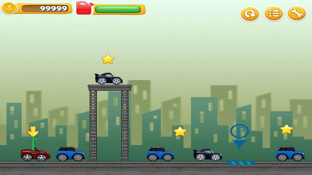 Screenshot of Crazy Parking - Arcade Game!