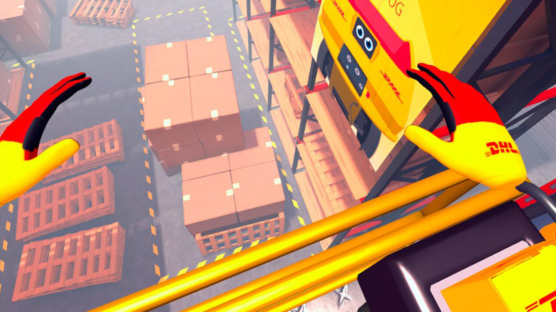 Скриншот игры DHL Box Stacker Pro