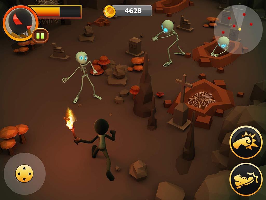 Scary Cave Stealth Escape 3D ภาพหน้าจอเกม