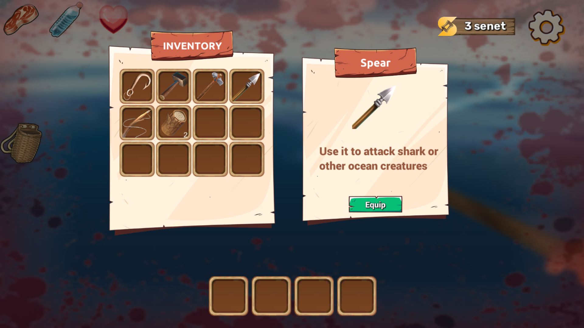 Ocean Shark Survival Challenge ゲームのスクリーンショット