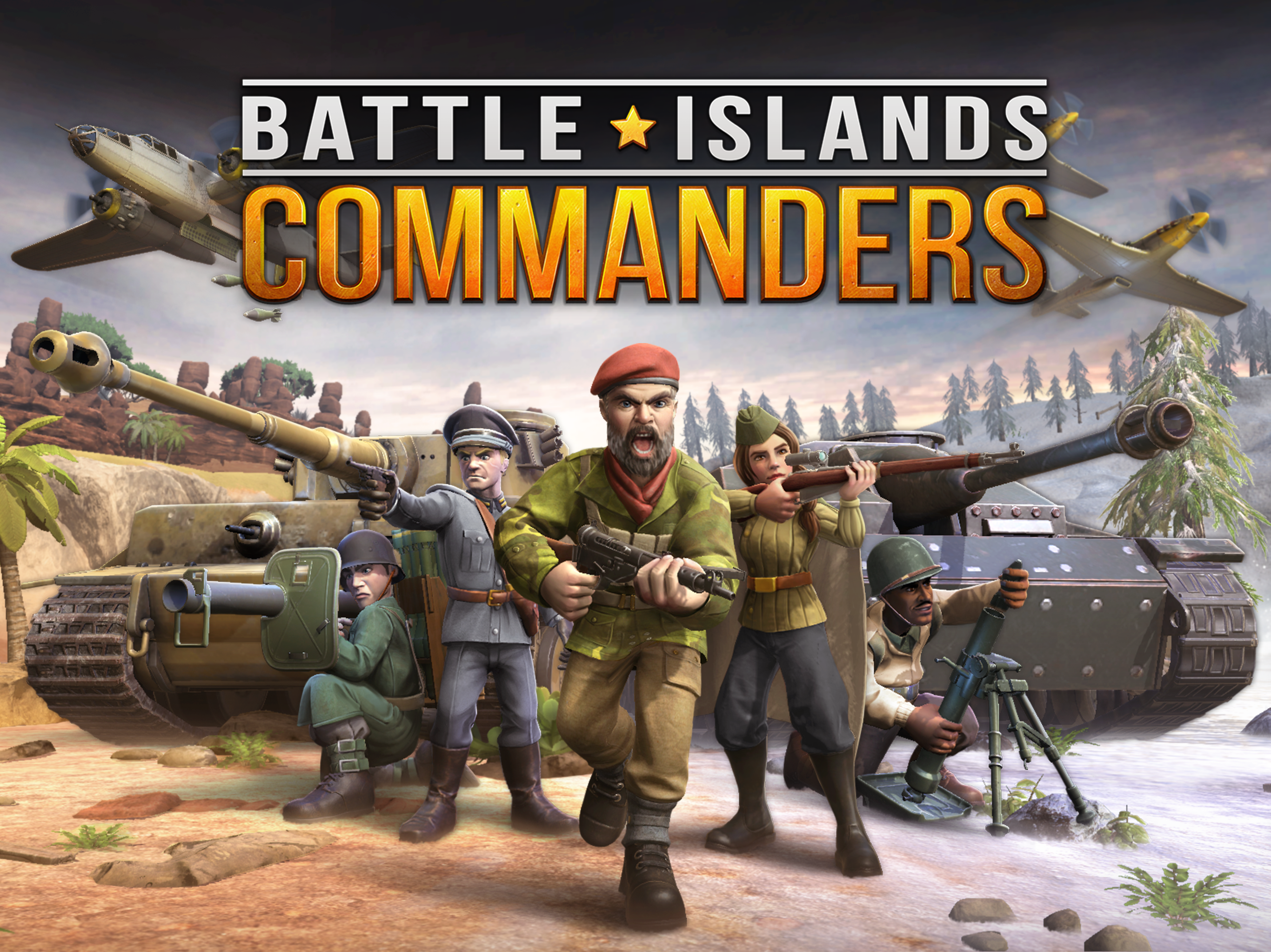 Battle Islands: Commanders Game Screenshot