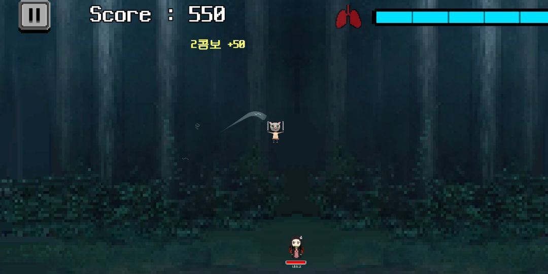 Screenshot of Zenichu's oni Defence!(Demon Slayer fan game)