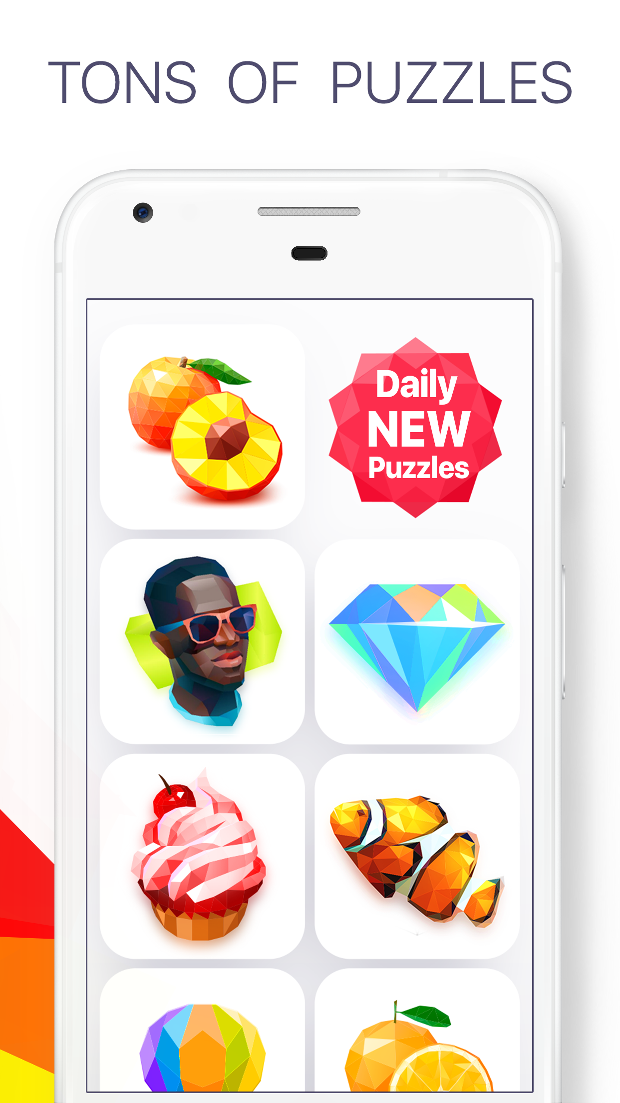 Poly - Coloring Puzzle Art Book Game Screenshot